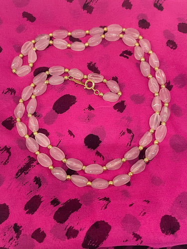 Napier Rose Quartz Necklace (Barbie) Bloomers and Frocks